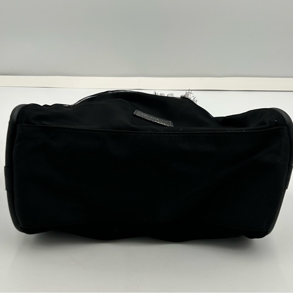 Victorias Secret VS Tote Shoulder Bag Size M Snap Flowers Tulle Pink Black NWT - Picture 10 of 13